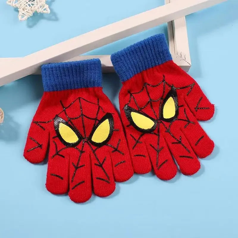 Kinder-Spinnenstrickhandschuhe