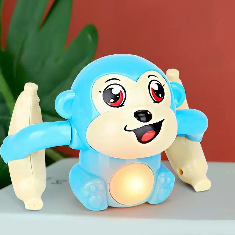 Rolling Monkey Musical Baby Toy