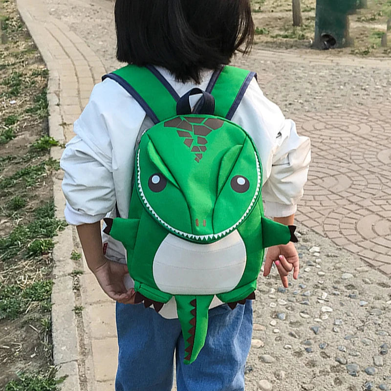 Mochila infantil con diseño de dinosaurio de dibujos animados – Para mayores de 14 años