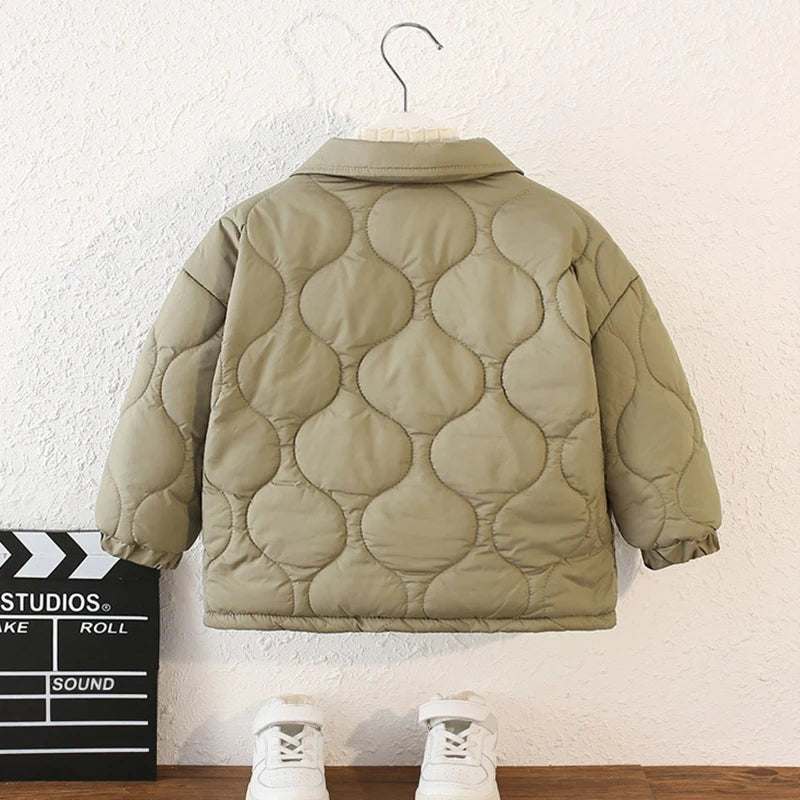 Veste chaude en velours pour enfants – 3 à 10 ans