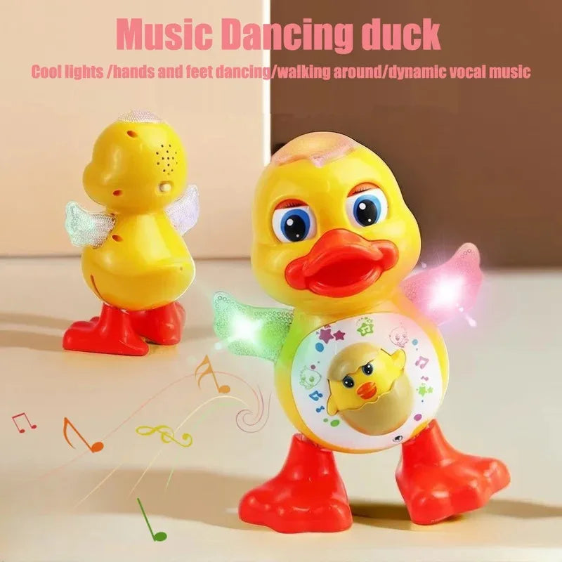Canard musical dansant avec lumières – 15 cm
