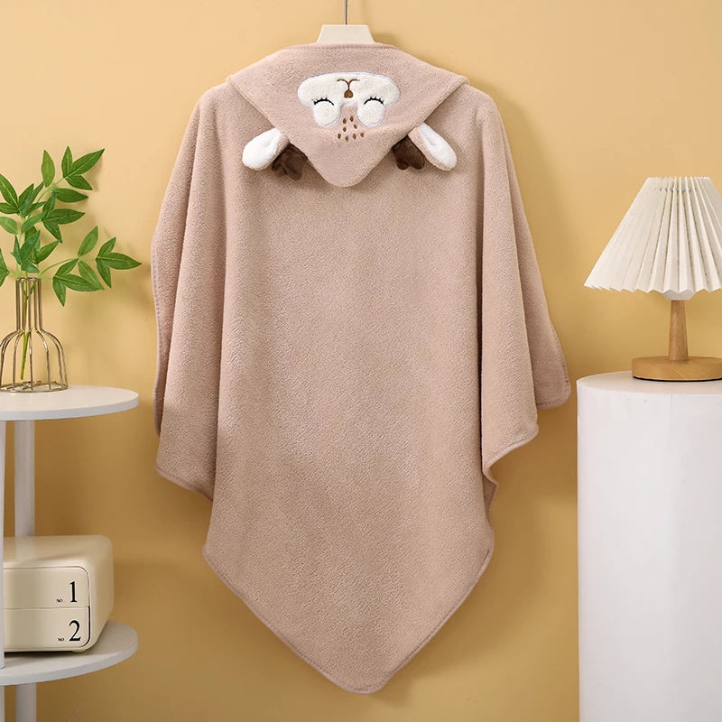 Baby Hooded Animal Bath Towel – Newborn