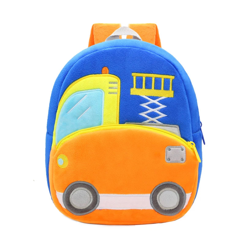 Kids Construction Vehicle Backpack – Ages 2–4