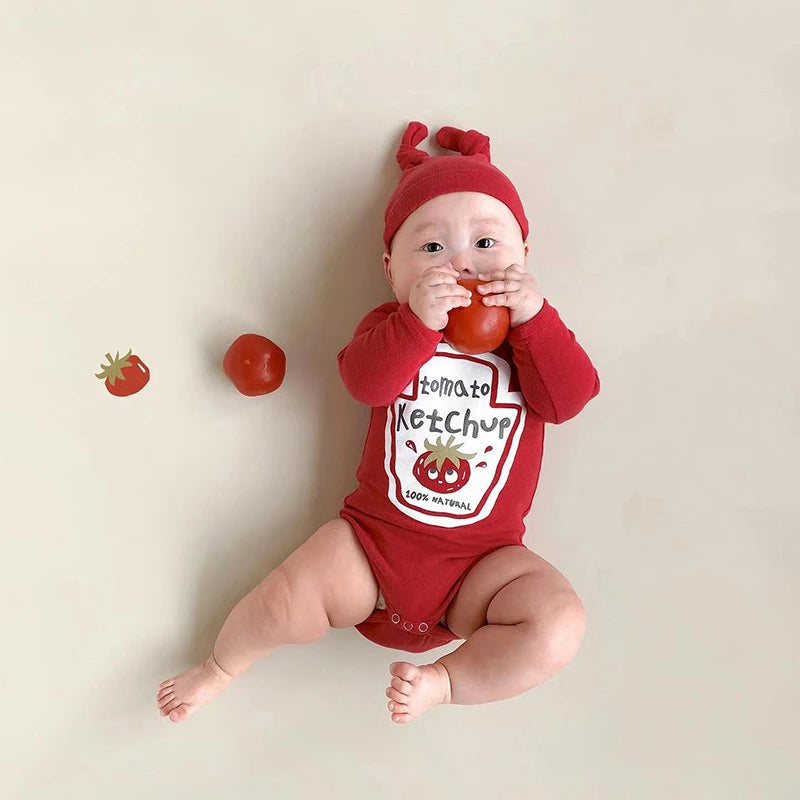 Déguisement bébé Ketchup et Moutarde – 0–24 mois