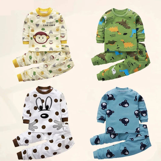 Pijama de dos piezas de algodón multivariante