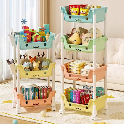 Organizzatore di stoccaggio dei giocattoli per bambini multivariante