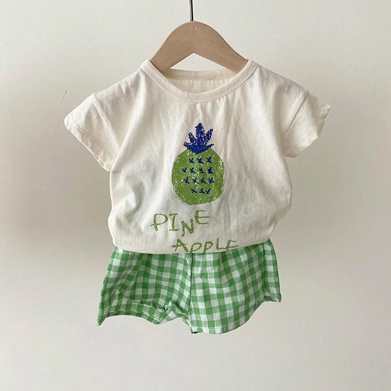 Pigiama estivo "Frutta" per bambini multivariante