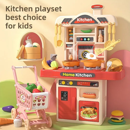 Fai finta di giocare a cucina giocattolo per bambini multivariante 