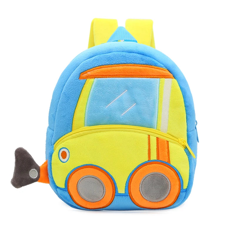 Kids Construction Vehicle Backpack – Ages 2–4