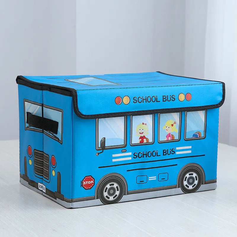 Storage Box with Lid "School Bus" Multivariant