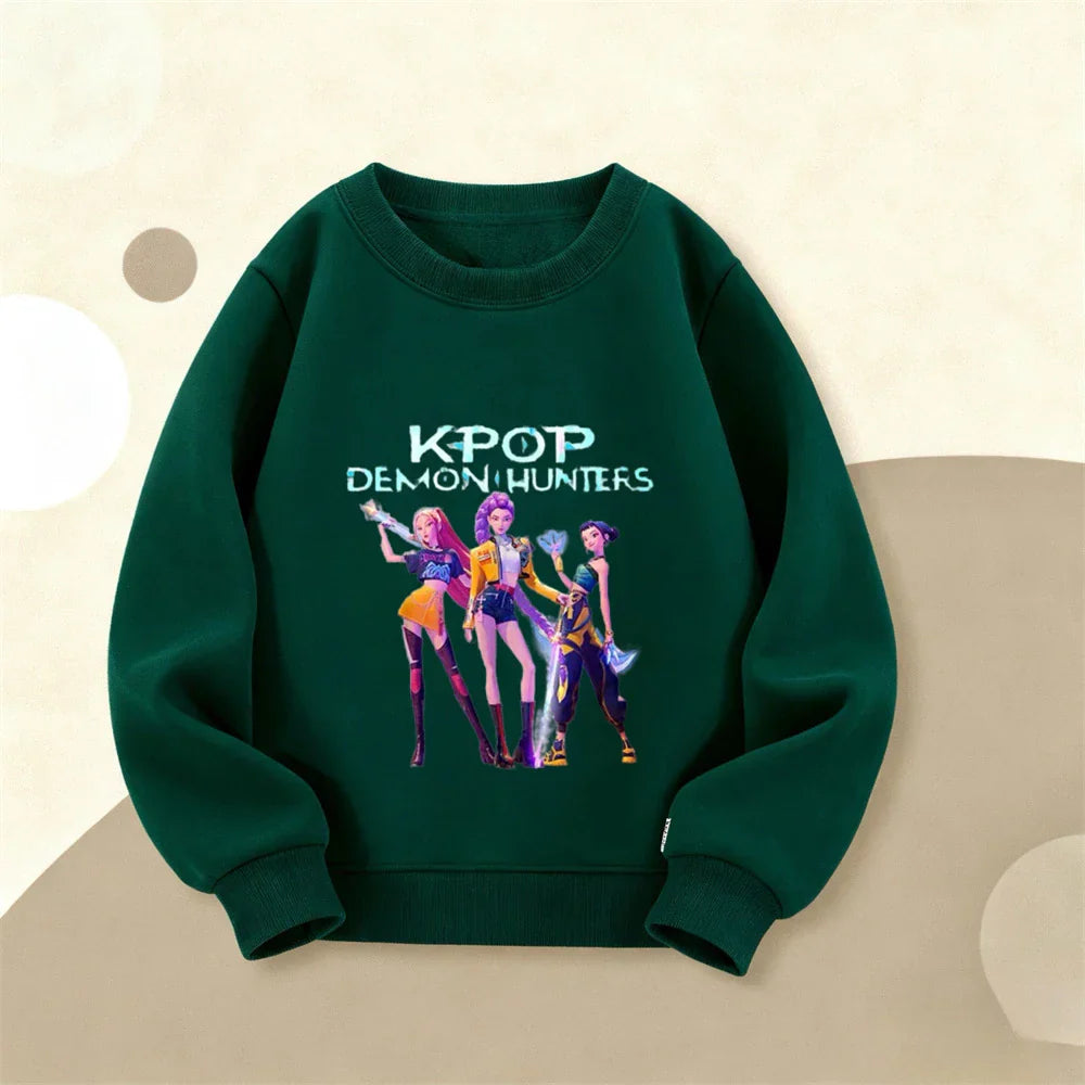 Colorful KPop Music Inspired Sweatshirt for Kids (18M–7Y)