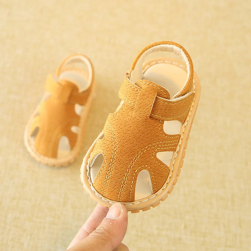 Soft Baby Sandals for First Steps – Anti-Slip 6M - 18M