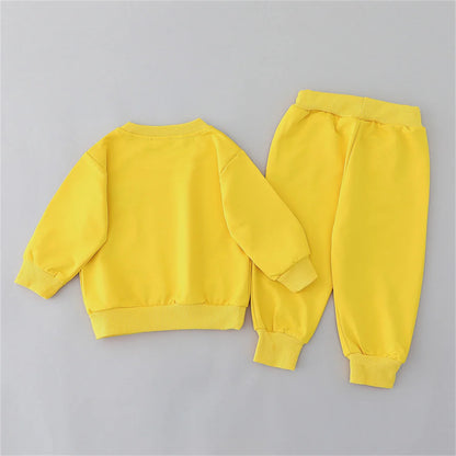Tuta in cotone 2 pezzi felpa e pantaloni per bambini Little Bear