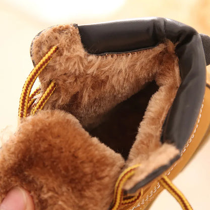 Botas con suela de tacos y cordones para niños Multivariante 