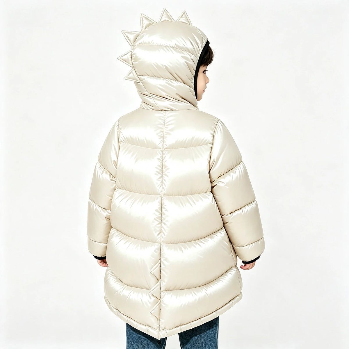 Kids Dinosaur Winter Parka – Ages 1–6