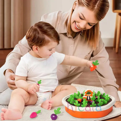 Juguete educativo de memoria Montessori campo cultivado para niños