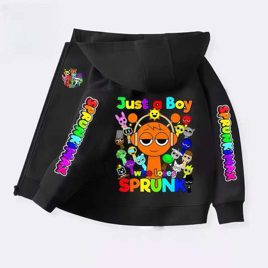 Kids Character Zip Hoodie – Ages 3–12