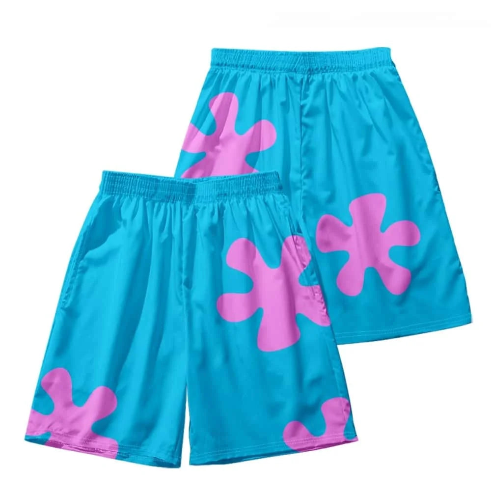 Kids 3D Cartoon Print Shorts – Quick-Dry