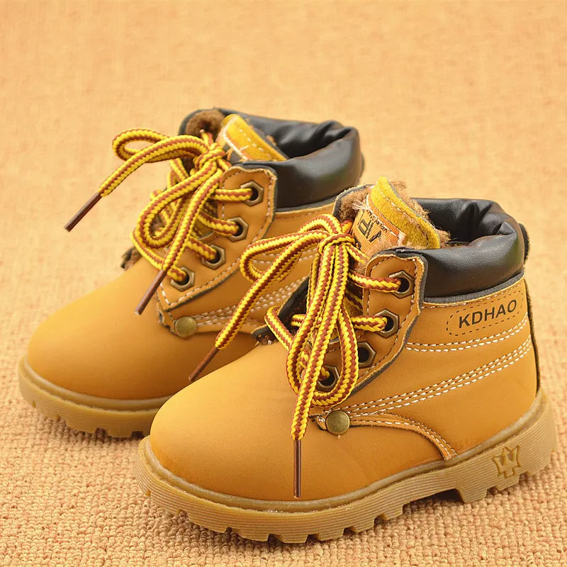 Lug-Soled Boots with Laces for Children Multivariant