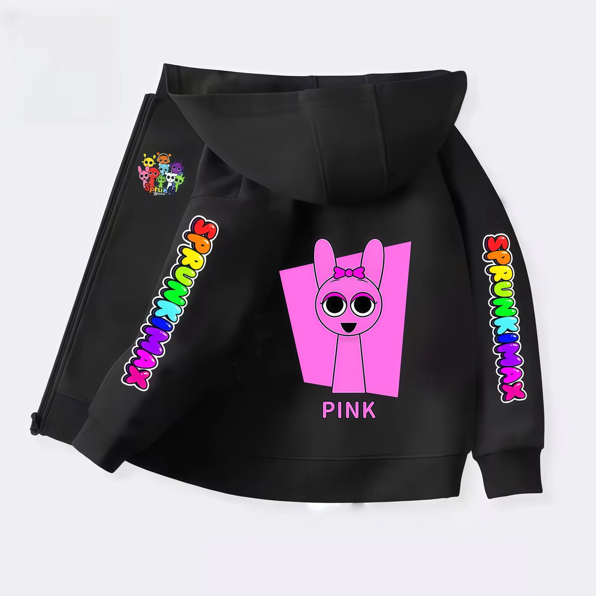 Kids Character Zip Hoodie – Ages 3–12