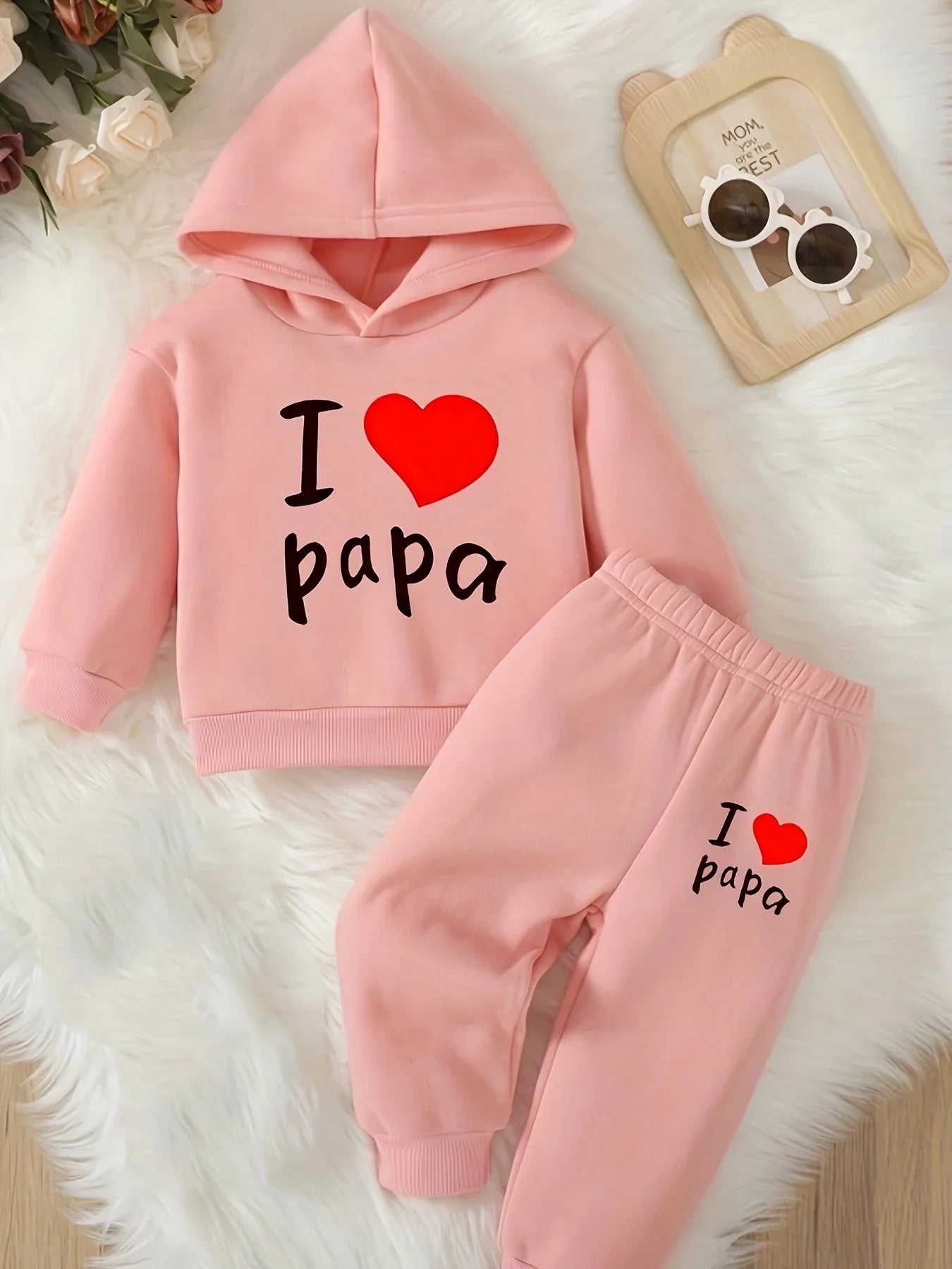 Baby 2-Piece Set – I Love Papa (Ages 1–3)