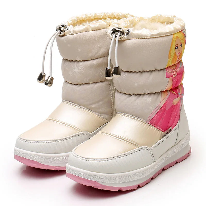 Kids Warm Winter Snow Boots – Ages 3–12