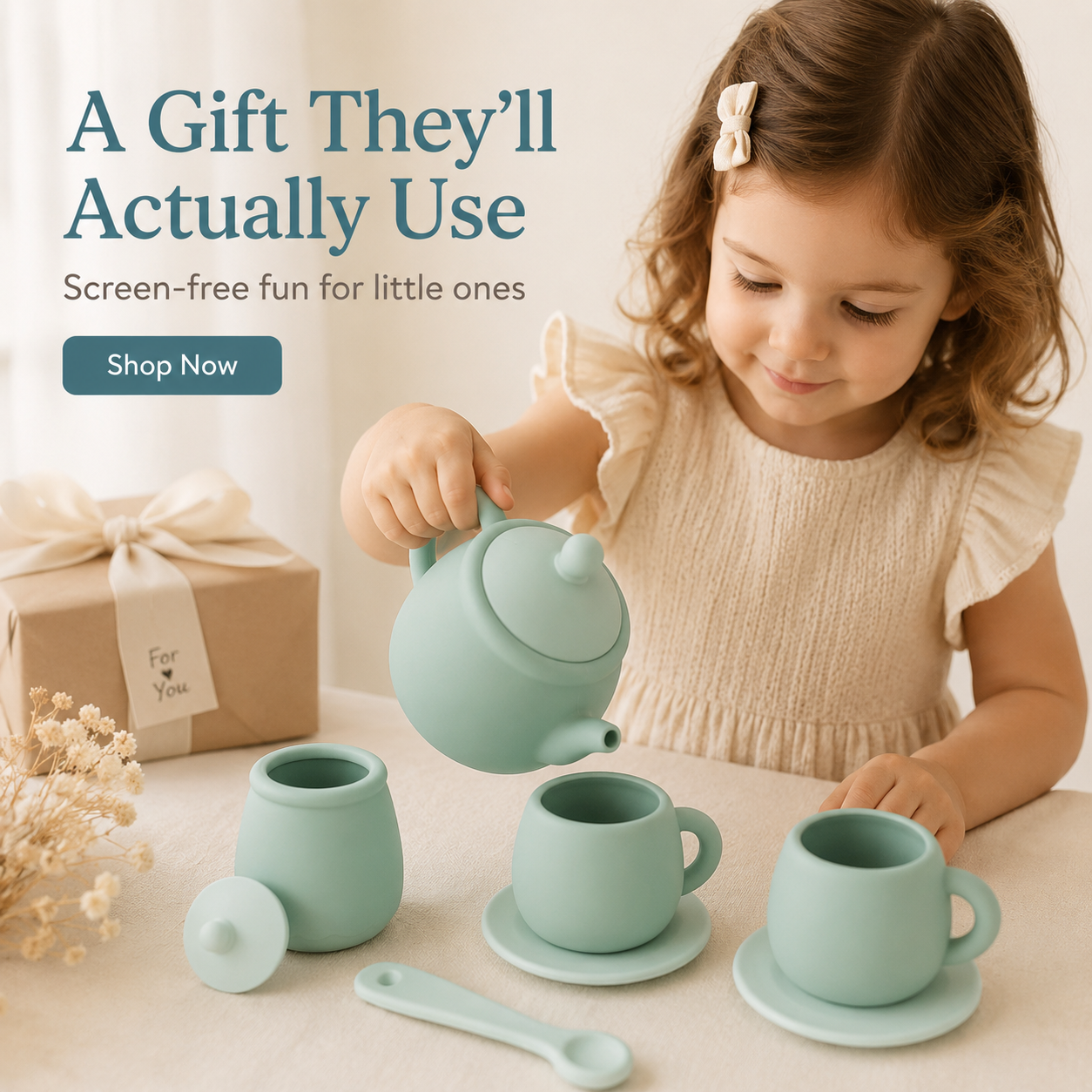 Tea Set Silicone Toy