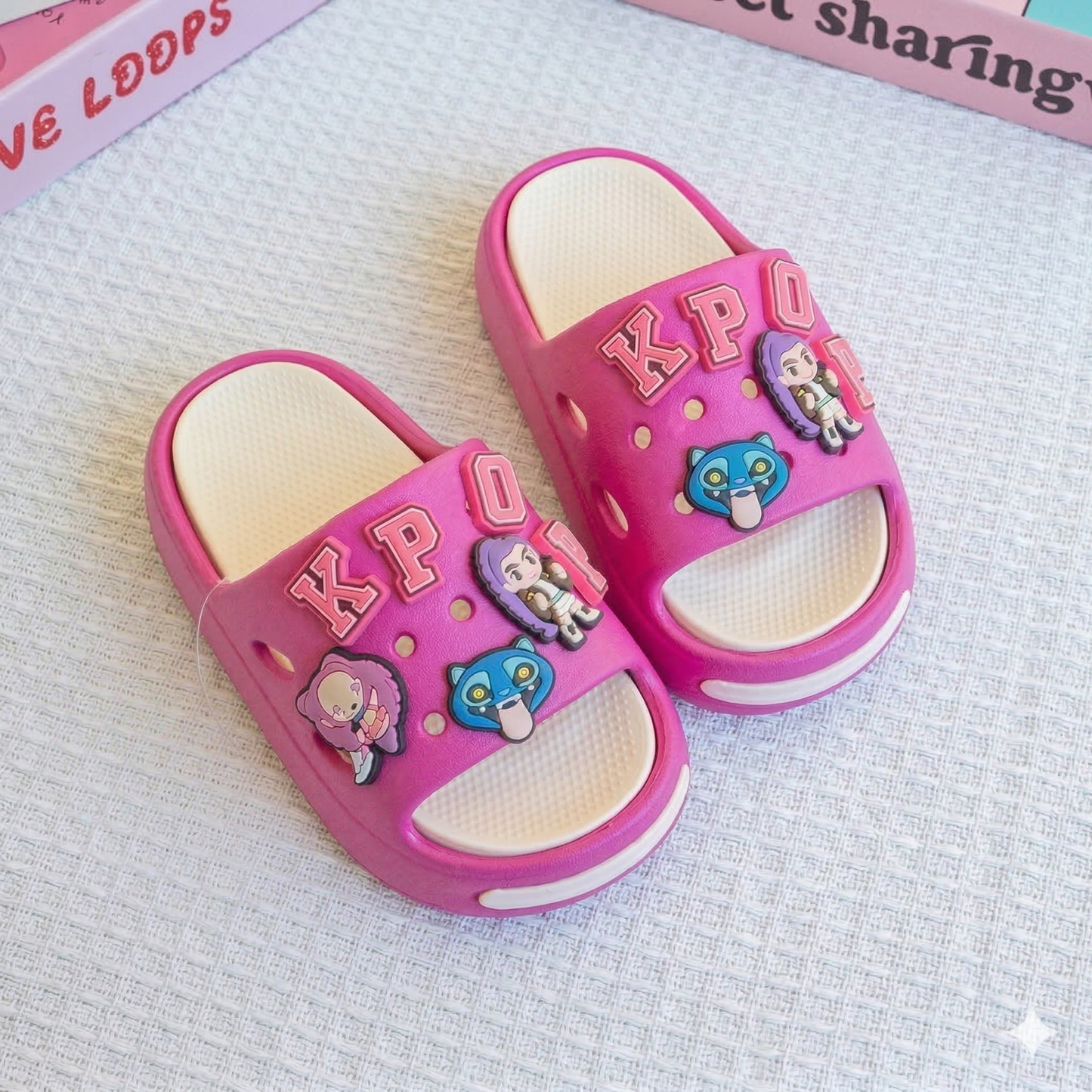 KPop Kids Slippers – Ages 2–10