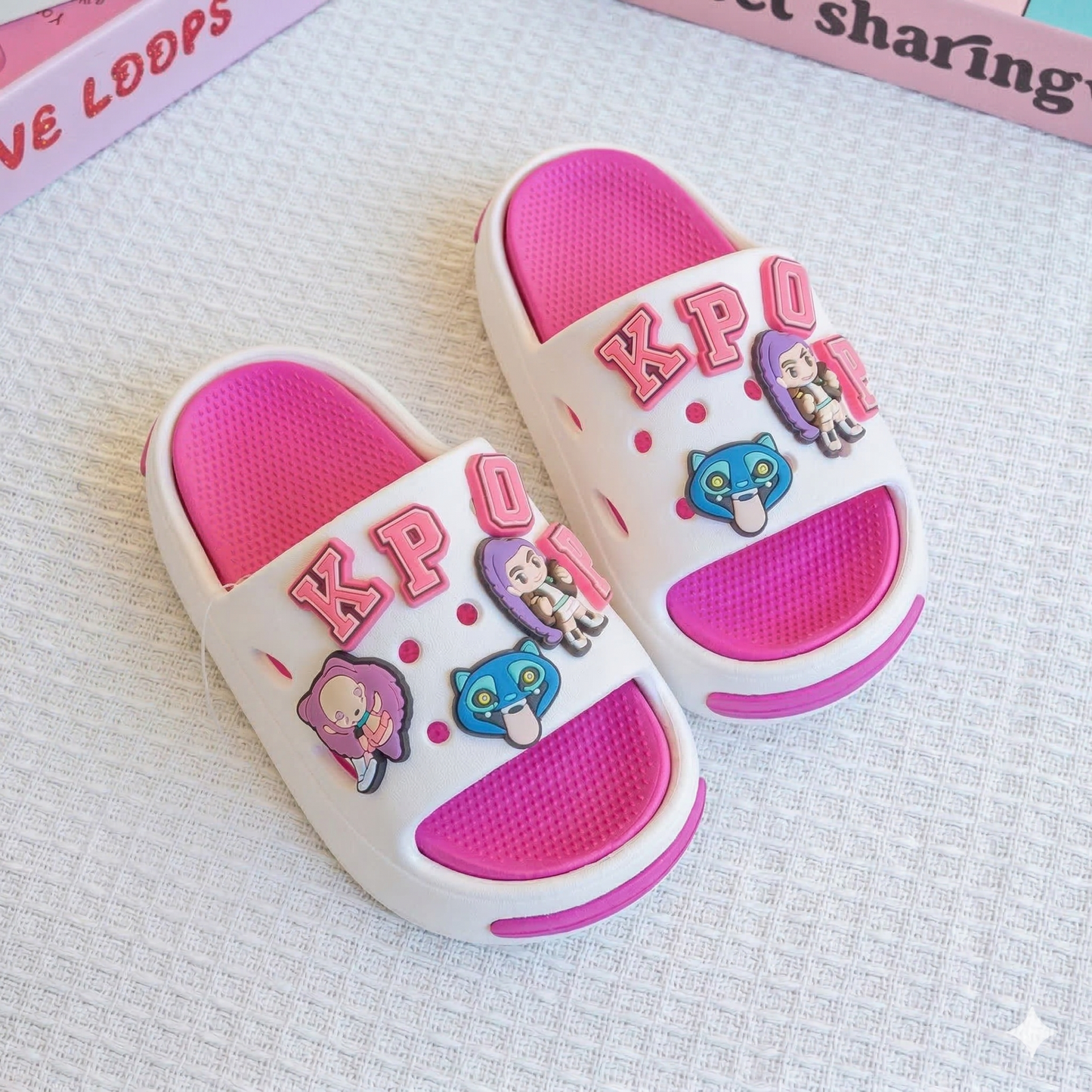 KPop Kids Slippers – Ages 2–10
