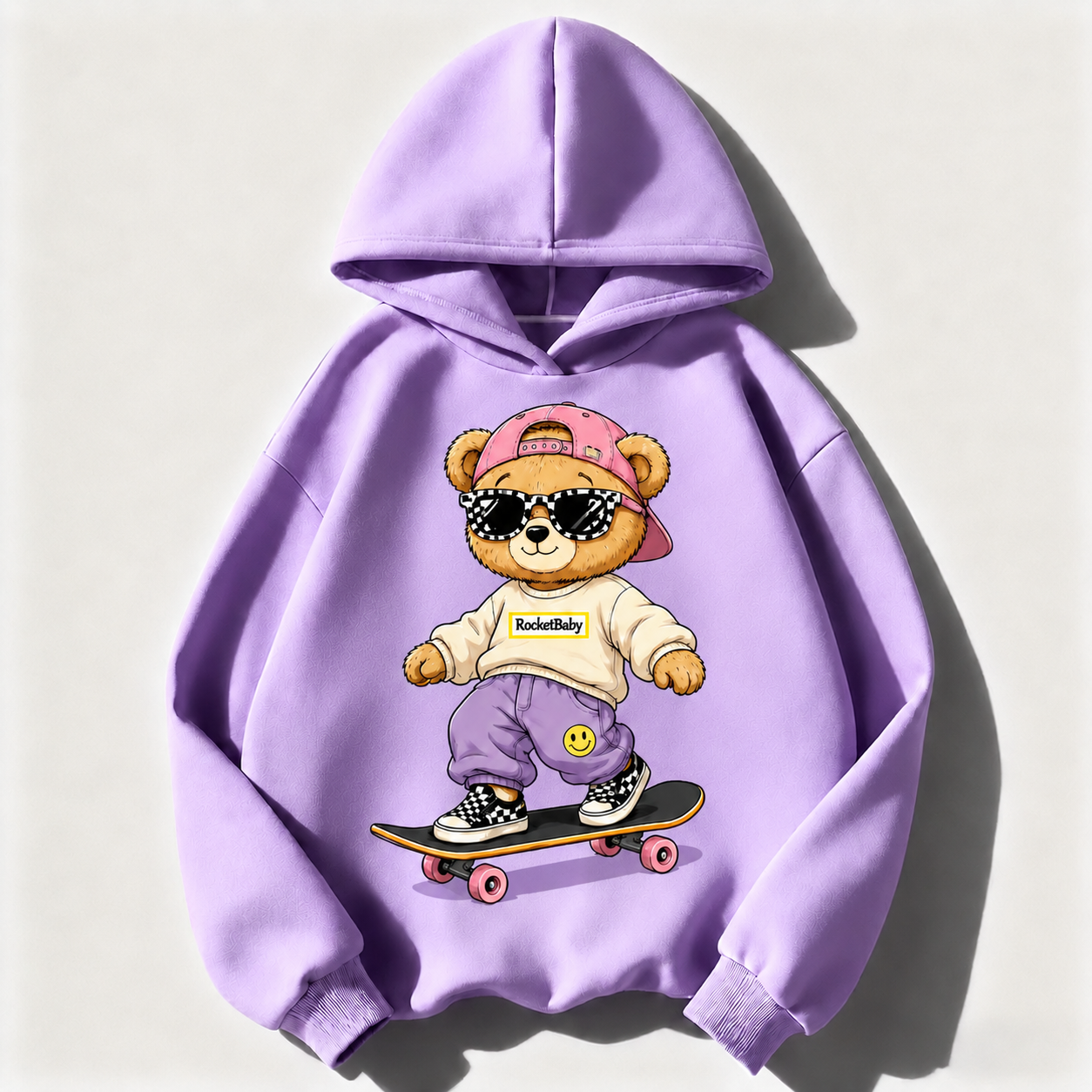 Sweatshirt Streetwear Bear for Ages 3 to 14