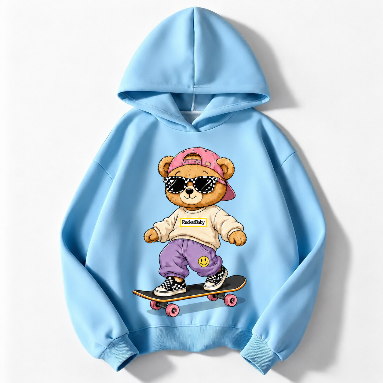 Sweatshirt Streetwear Bear for Ages 3 to 14