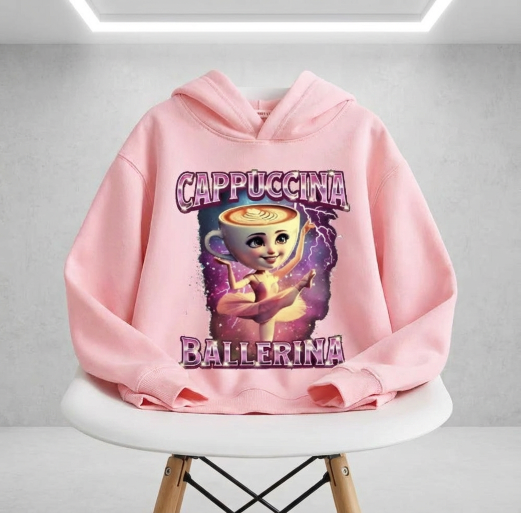 Viral Italian Meme Sweatshirt for Kids (3–14 Years)