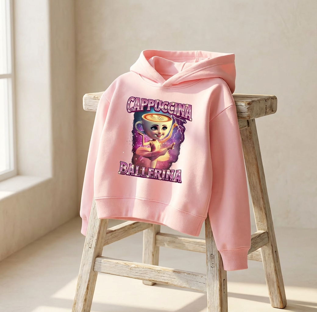 Viral Italian Meme Sweatshirt for Kids (3–14 Years)