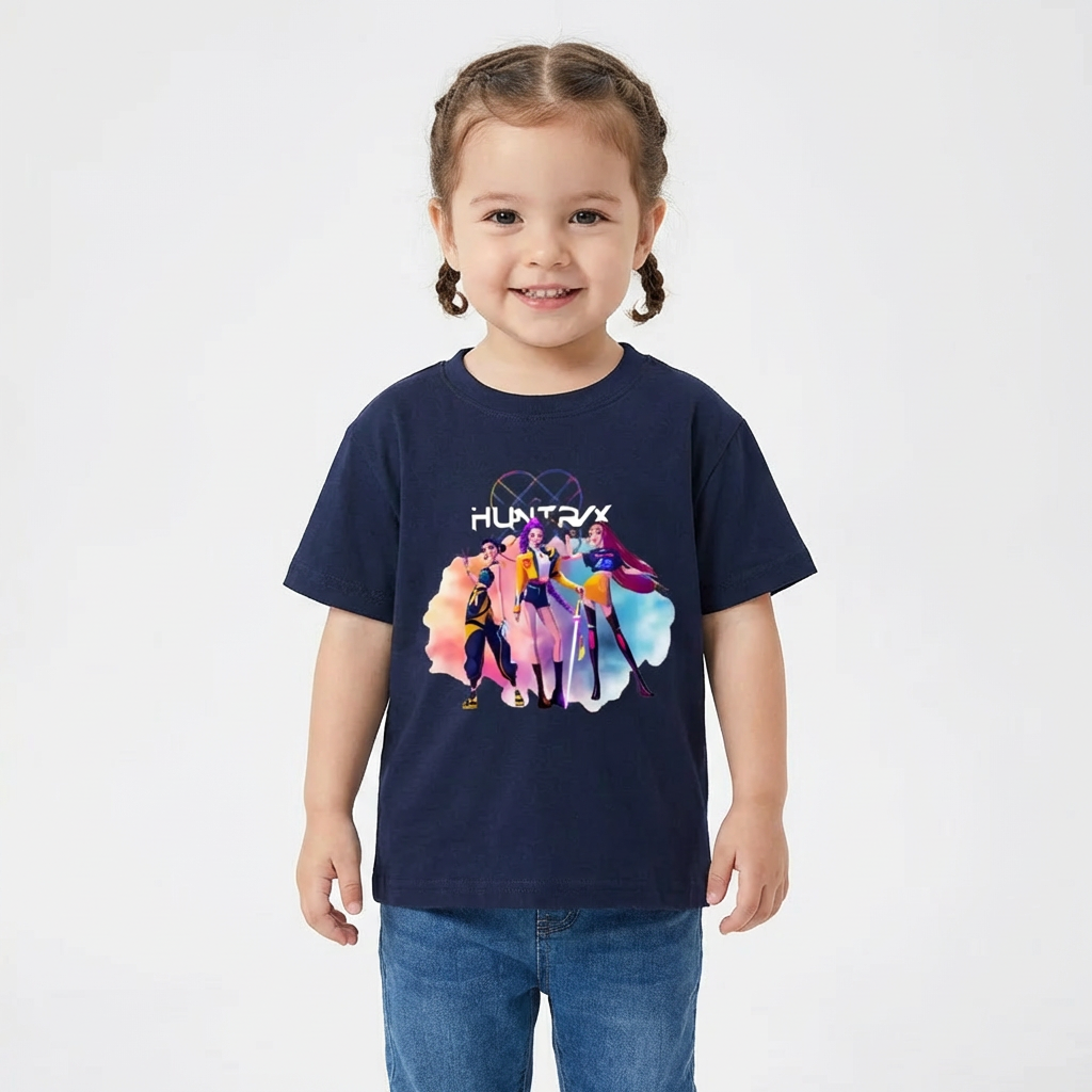 Trendy KPop Music Style T-Shirt for Kids (1–7 Years)