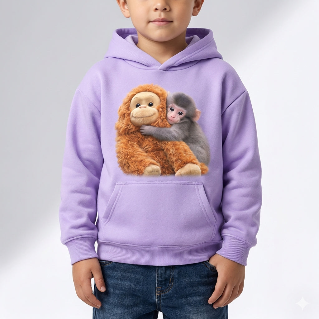 Kids Monkey Punch Sweatshirt – Viral Style (3–14 Years)
