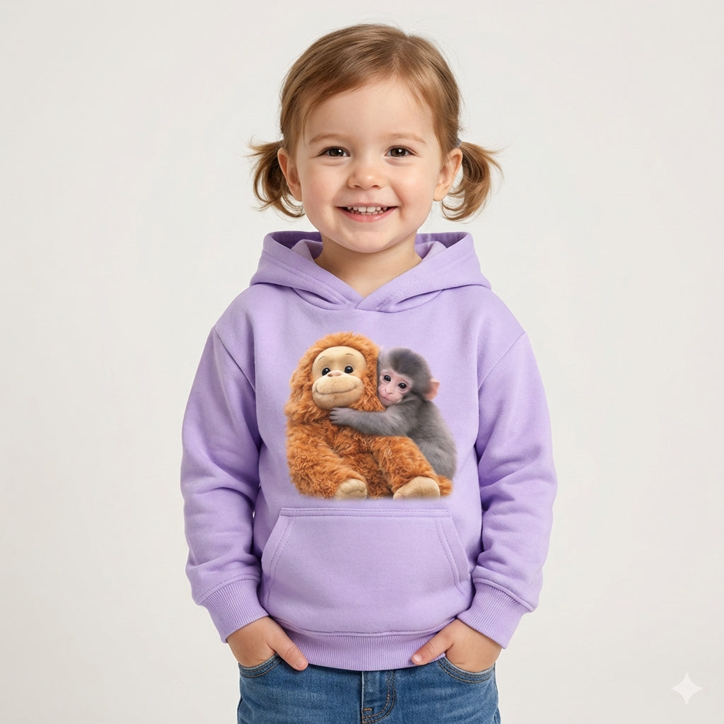 Kids Monkey Punch Sweatshirt – Viral Style (3–14 Years)