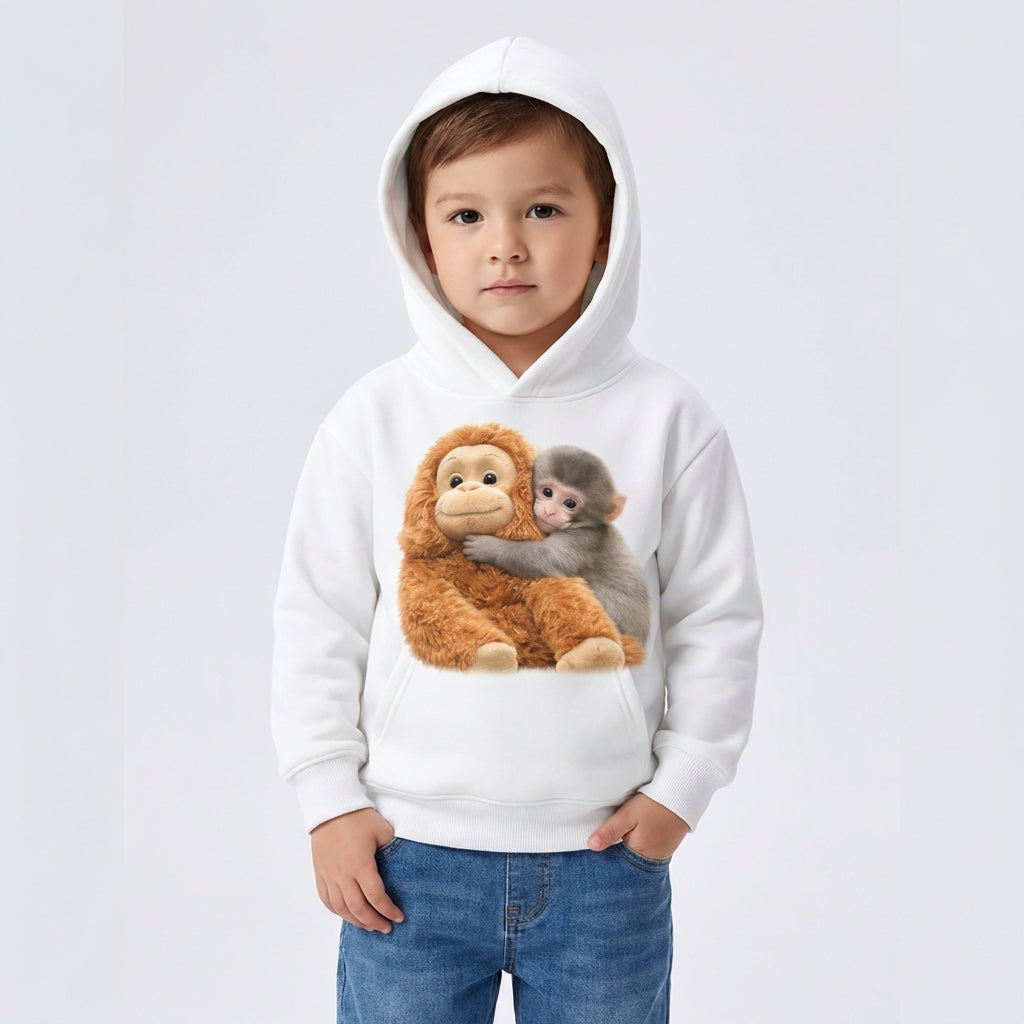 Kids Monkey Punch Sweatshirt – Viral Style (3–14 Years)