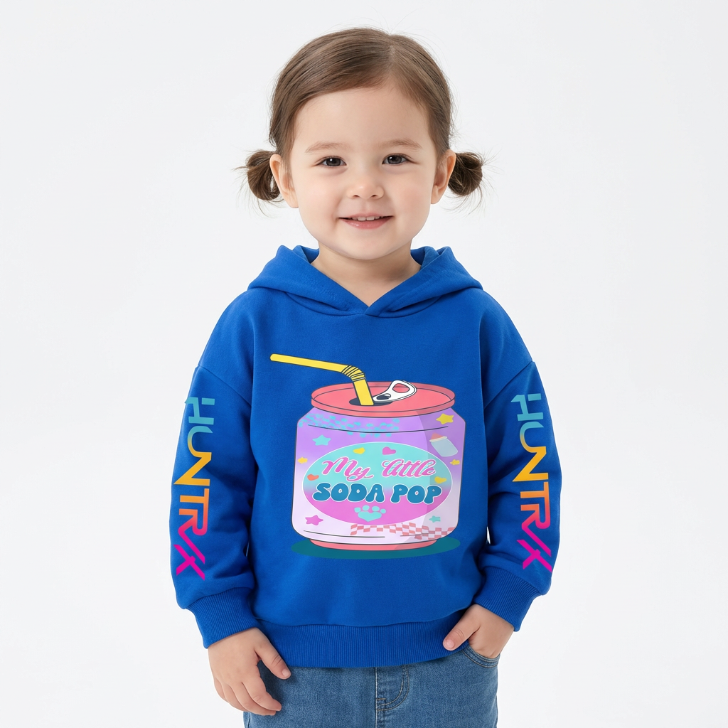 Kids Soda Pop Hoodie – KPop Music Style (3–14 Years)