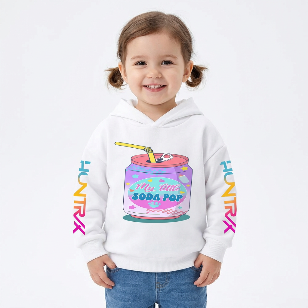 Kids Soda Pop Hoodie – KPop Music Style (3–14 Years)