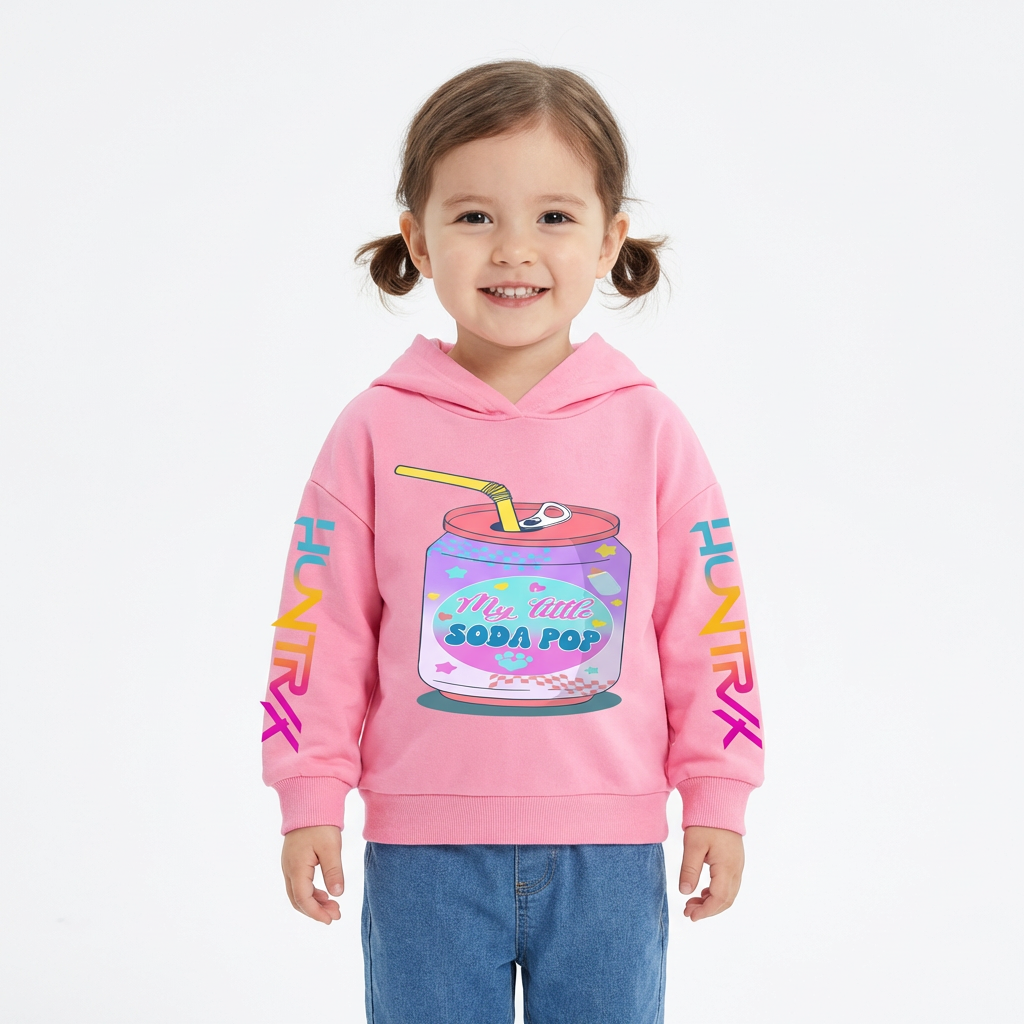 Kids Soda Pop Hoodie – KPop Music Style (3–14 Years)