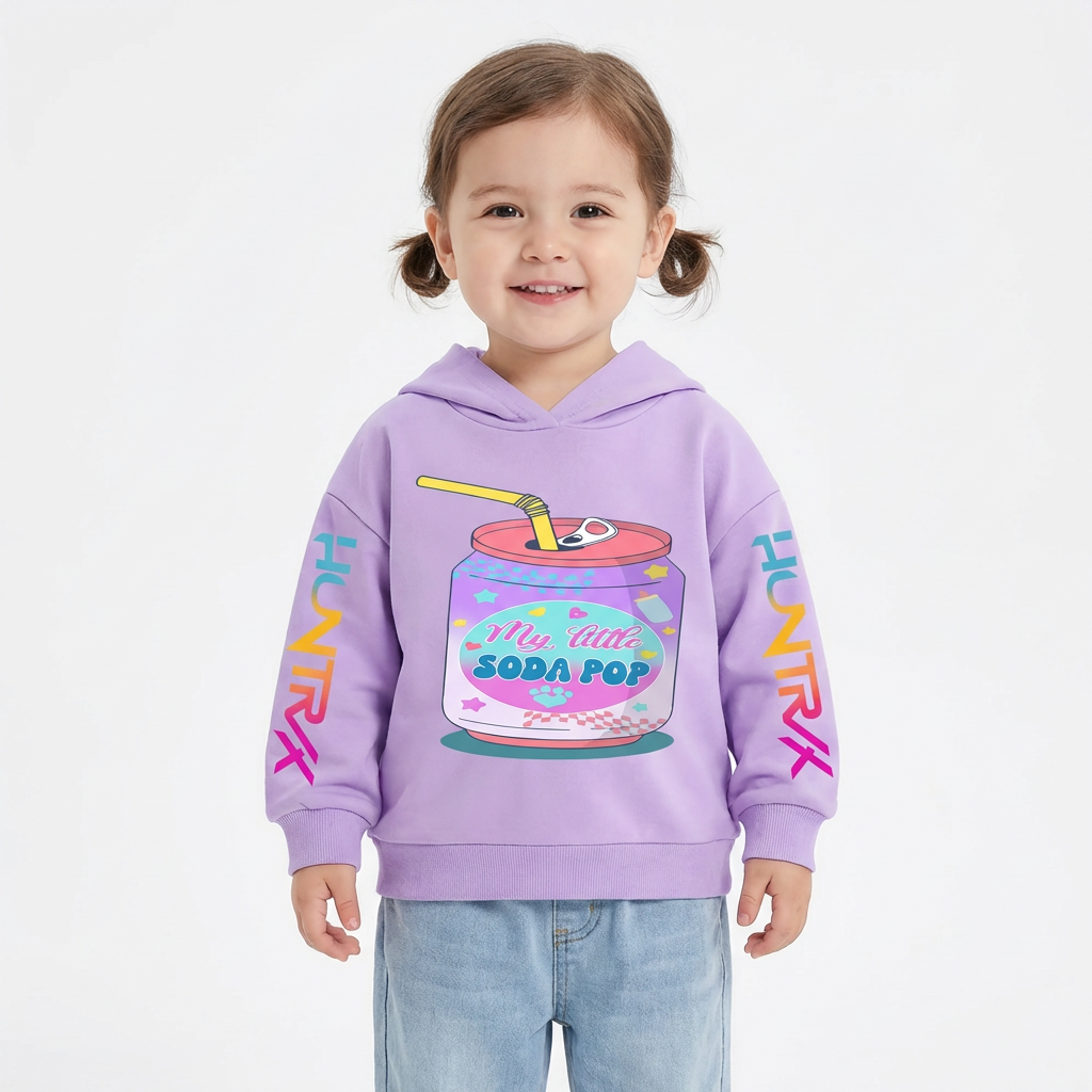 Kids Soda Pop Hoodie – KPop Music Style (3–14 Years)
