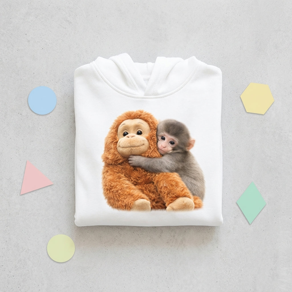 Kids Monkey Punch Sweatshirt – Viral Style (3–14 Years)