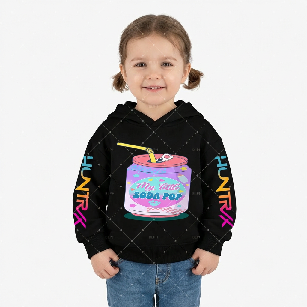 Kids Soda Pop Hoodie – KPop Music Style (3–14 Years)