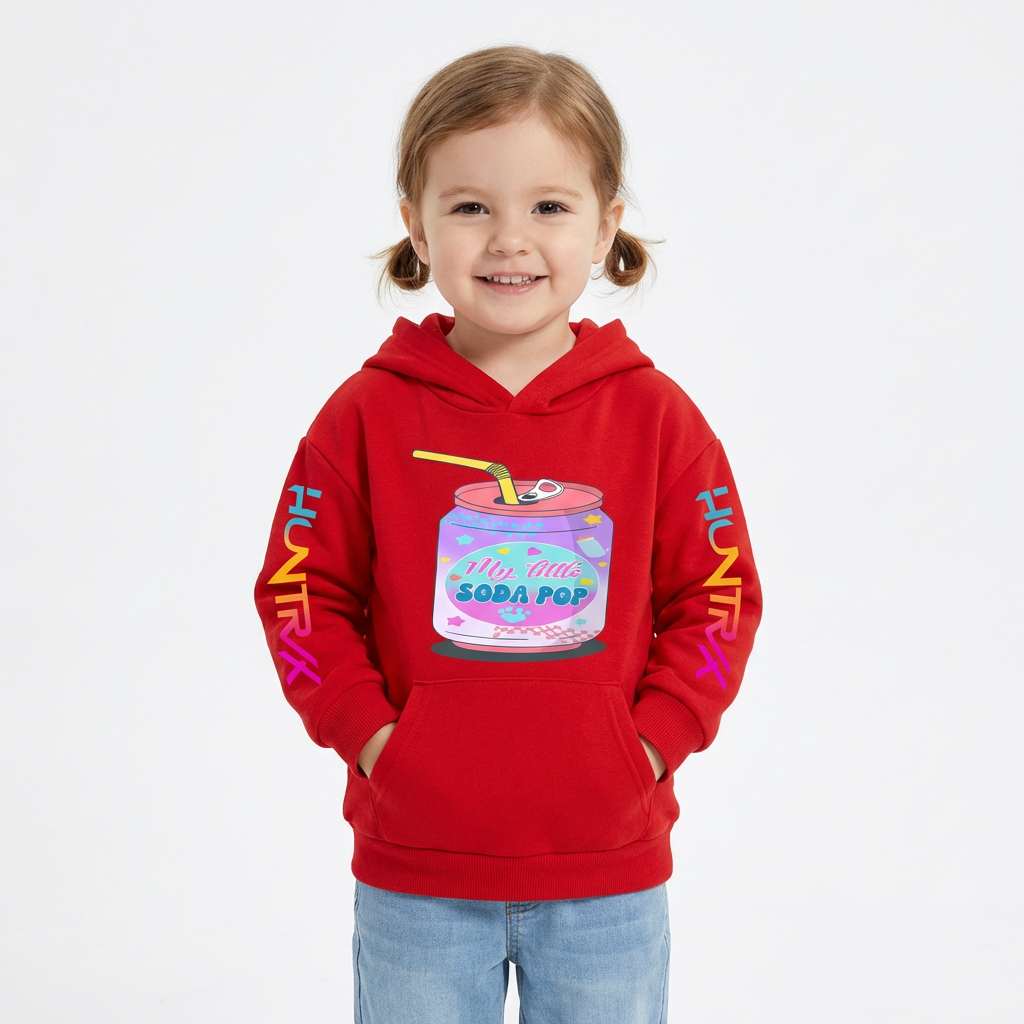 Kids Soda Pop Hoodie – KPop Music Style (3–14 Years)