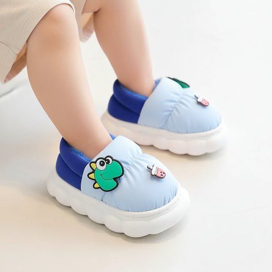 Bottes spatiales imperméables, chaudes et douces, pantoufles, pour enfants de 2 à 13 ans