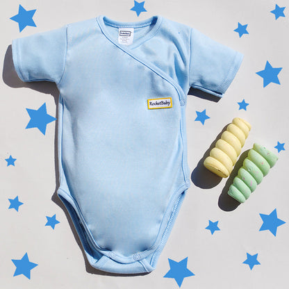 Bodysuit Kimono Short Sleeve Baby Blue