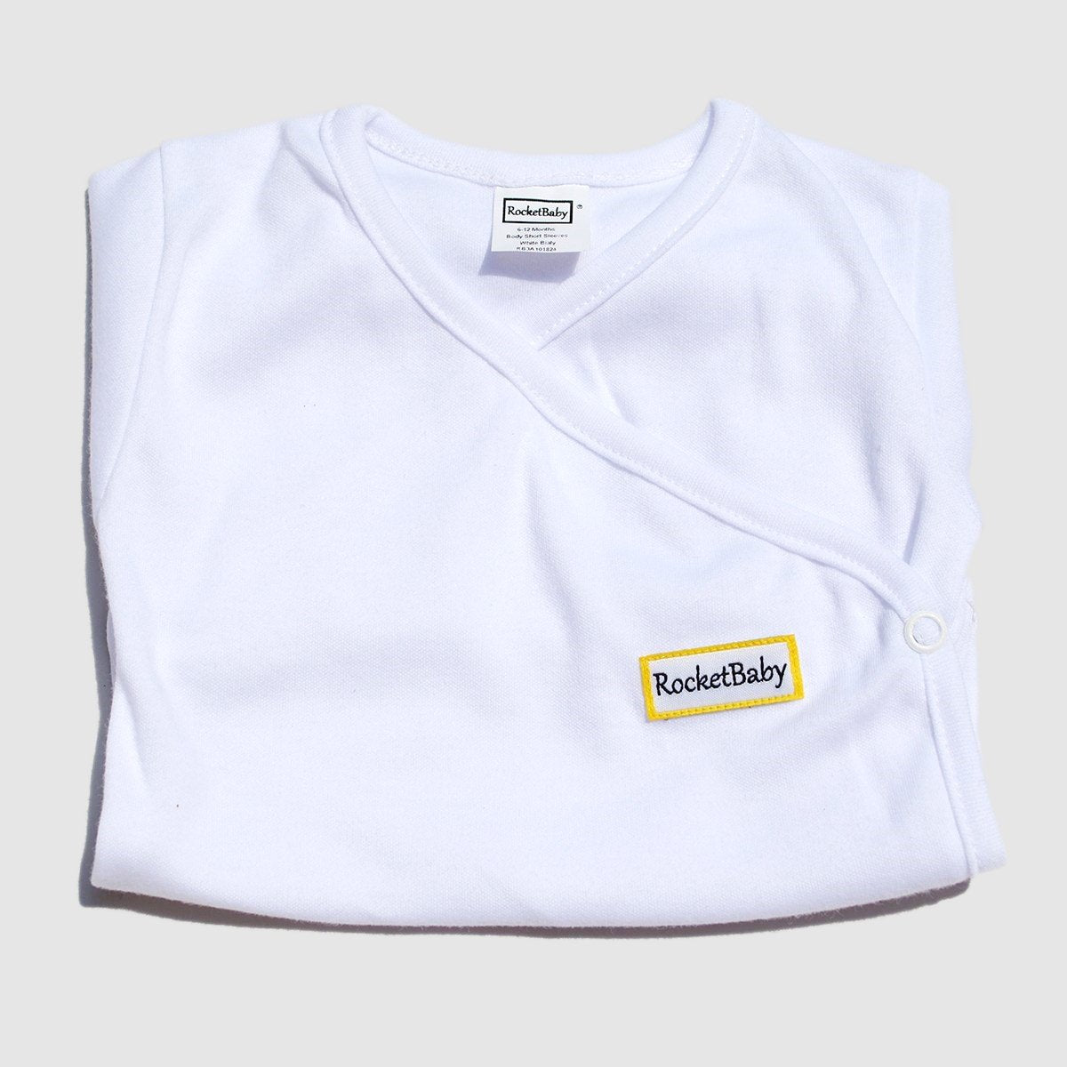 Bodysuit Kimono Short Sleeve White