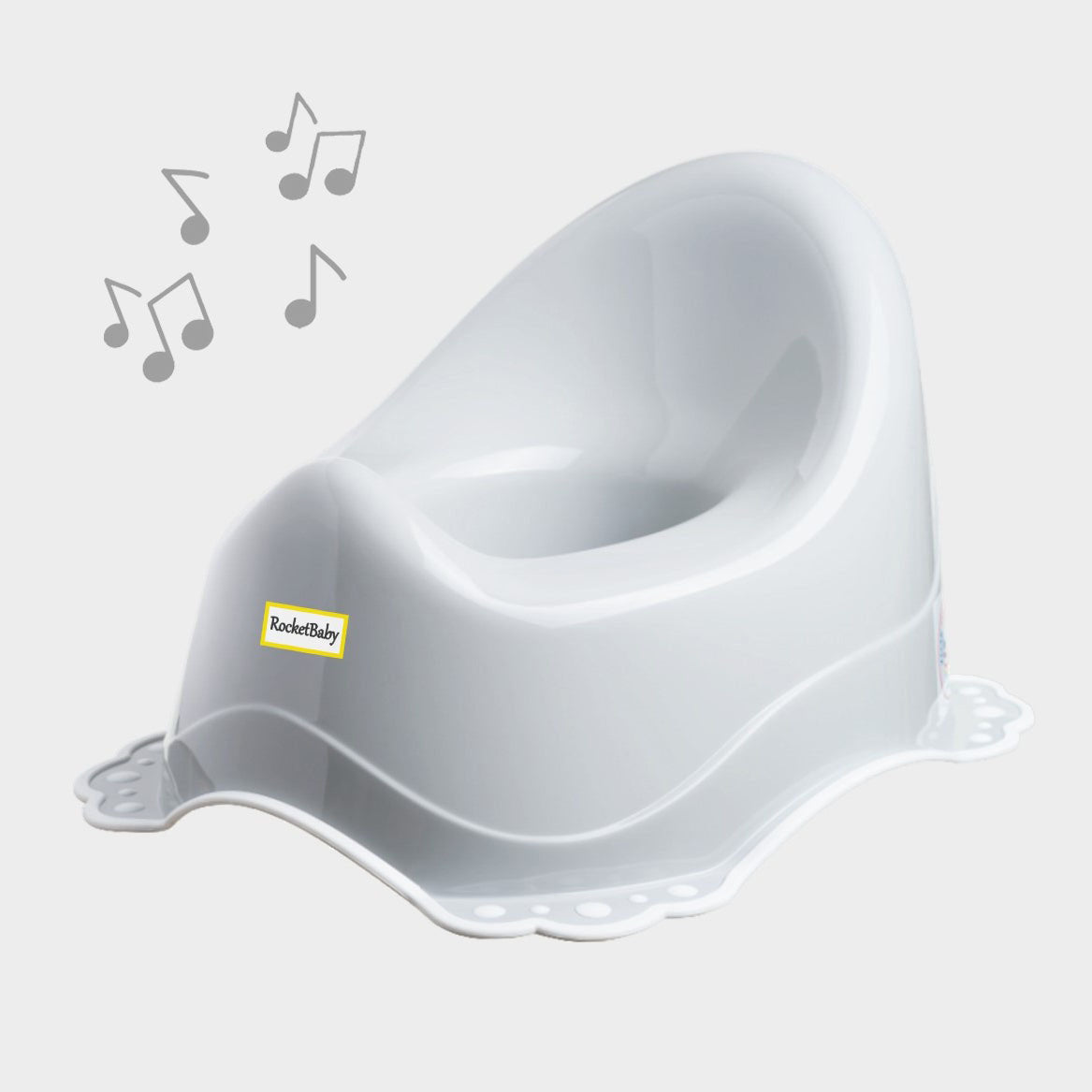 Potty with Songs non-slip London Grey