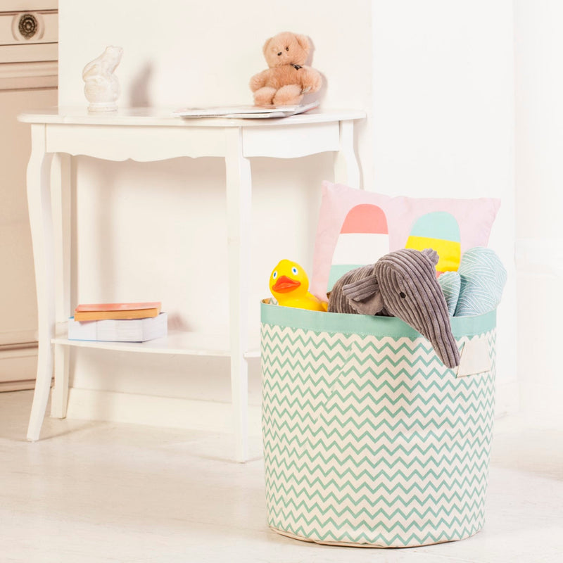 Storage Bin XXL ZigZag Green