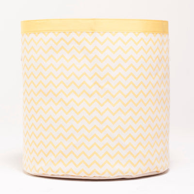 Storage Bin XXL ZigZag Yellow
